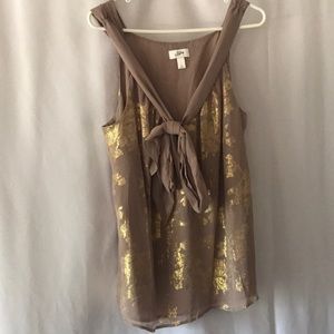 loft blouse with bow